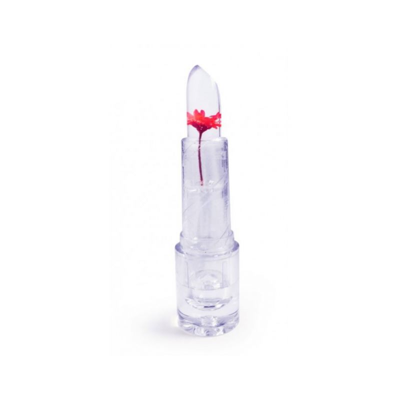 Inuwet Flower in a Box, Κραγιόν-Lip Balm που Προσαρμόζεται στο PH της Επιδερμίδας με Άρωμα Φράουλα, 3gr