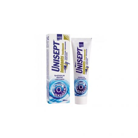 Intermed Unisept Implants Toothpaste 100ml - Οδοντόκρεμα Καθημερινής Χρήσης Κατάλληλη Για Οδοντικά Εμφυτεύματα
