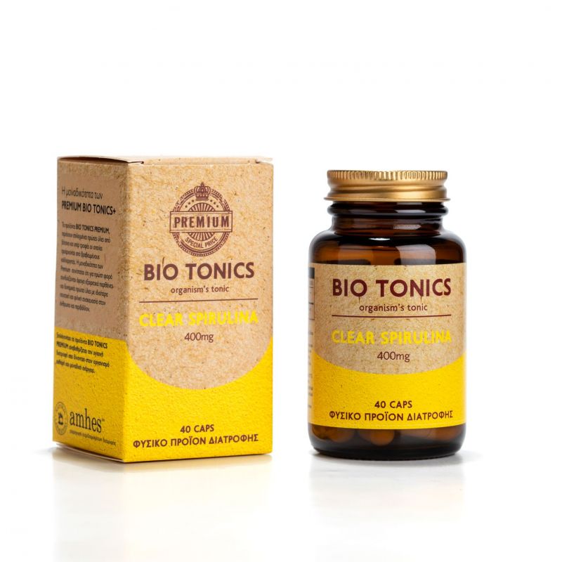 Bio Tonics Premium+ Clear Spirulina 400mg 40caps