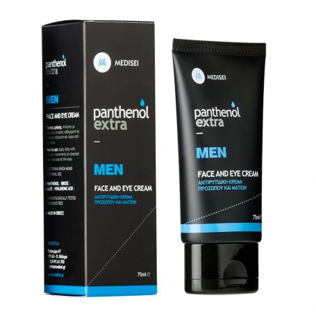 Panthenol Extra Men Face & Eye Cream Αντιρυτιδική Κρέμα Προσώπου & Ματιών, 75ml