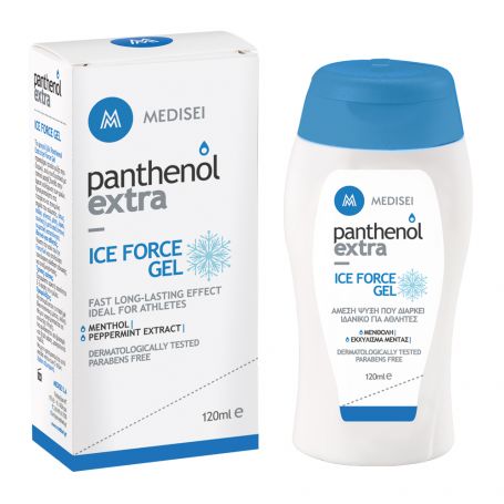 Medisei Panthenol Extra Ice Force Ψυχρό Gel Για Χαλάρωση Των Μυών 120ml