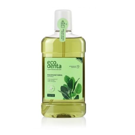 Ecodenta Green Στοματικό διάλυμα με Μέντα, Φασκόμηλο & Αλόη, 500ml - EcoDenta