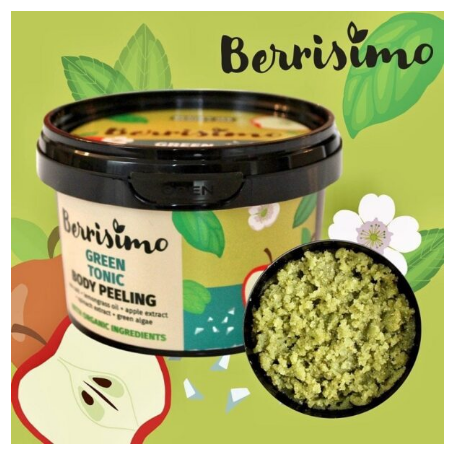 Beauty Jar Berrisimo “Green Tonic” body peeling 400g