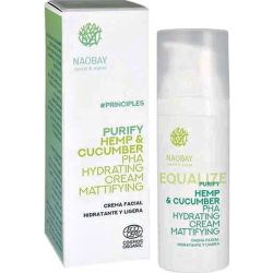 Naobay Purify Hemp & Cucumber PHA Mattifying Cream 24H, 50 ml - Naobay Natural & Greece