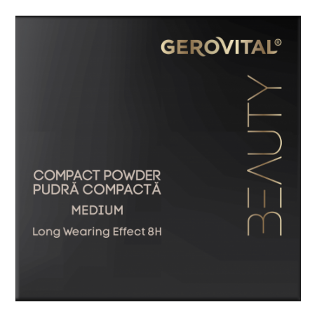 Gerovital Beauty Compact Powder Medium 10g Πούδρα Medium