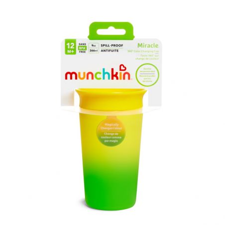 Munchkin Color Changing Miracle Cup Πράσσινο-Κίτρινο 1τμχ