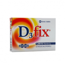 Uni-Pharma D3 Fix 1200iu 60 Ταμπλέτες - UNI-PHARMA