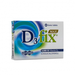 Uni-Pharma D3 Fix Max 4000iu 60 ταμπλέτες - UNI-PHARMA