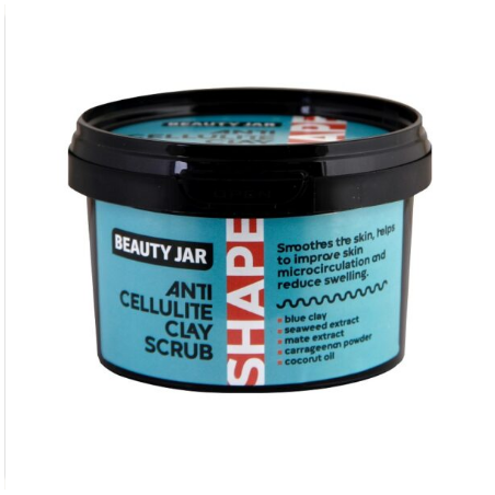 Beauty Jar Shape ANTI-CELLULITE CLAY Scrub Αργίλου Kατά Της Κυτταρίτιδας 380gr