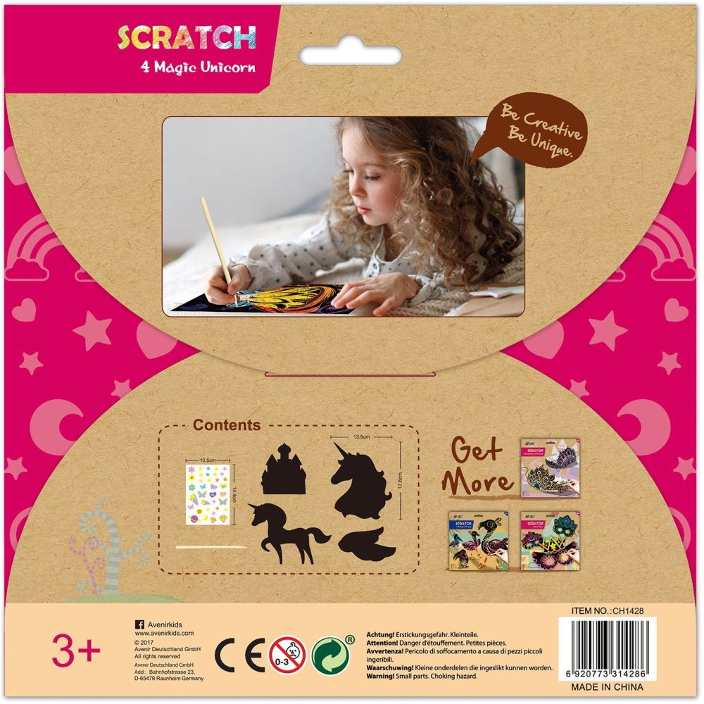 Avenir Scratch Fuzzy Sticks Pandas