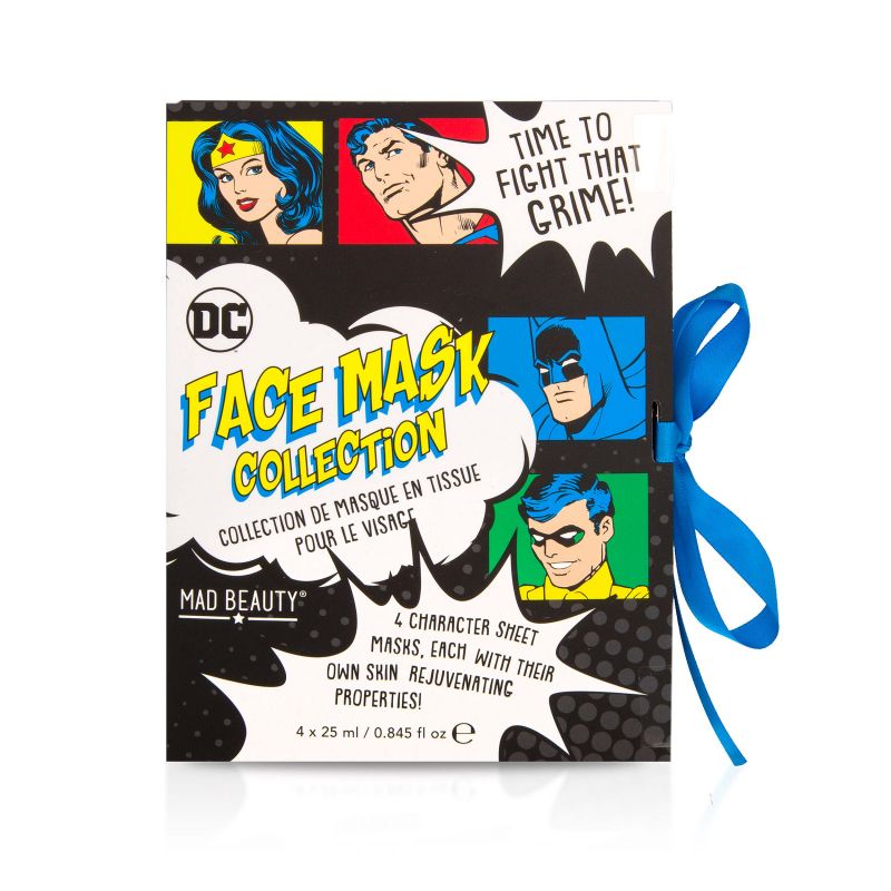 Mad Beauty DC Booklet Facemask 4 x 25ml