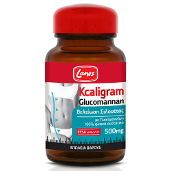 Lanes Kcaligram Glucomannan 500mg 60 κάψουλες