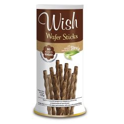 Wish Wafer Sticks Χωρίς Προσθήκη Ζάχαρης 135gr - Wish