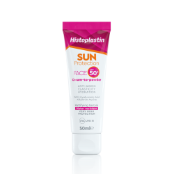Heremco Histoplastin Sun Protection Face Cream To Powder SPF50+ Αντηλιακή Κρέμα Προσώπου Χωρίς Χρώμα 50ml - Heremco