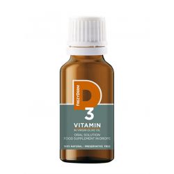 Frezyderm Vitamin D3 200iu Πόσιμο Συμπλήρωμα Διατροφής σε Σταγόνες Σε Παρθένο Ελαιόλαδο 20ml - Frezyderm