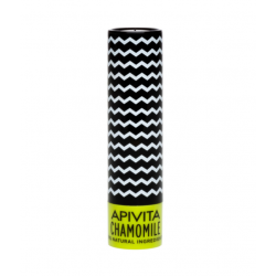Apivita Lip Care Chamomile SPF15, 4,4g Ενυδατικό & Καταπραϋντικό Στικ Χειλιών spf15 με Χαμομήλι