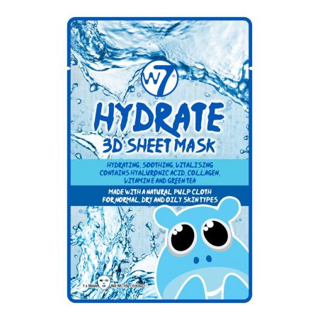 W7 Cosmetics Hydrate 3D Sheet Face Mask 10gr