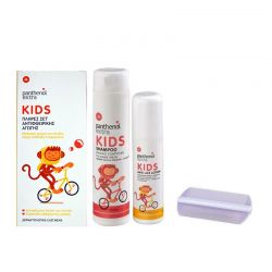 Panthenol Extra Kids Πλήρες Σετ Αντιφθειρικής Αγωγής (Lotion 125ml + Shampoo 300ml + Χτενάκι)