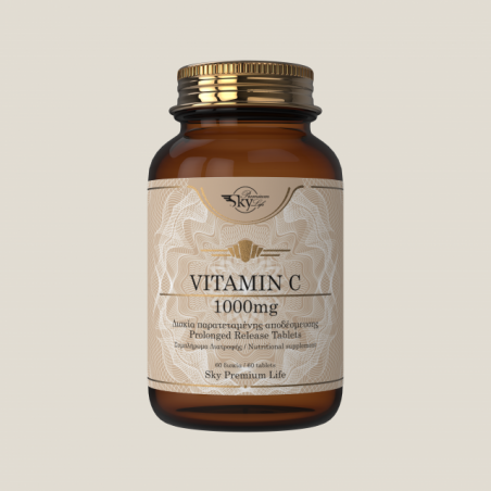 Sky Premium Life Vitamin C 1000mg Συμπλήρωμα Διατροφής για το Ανοσοποιητικό Σύστημα 60 Ταμπλέτες