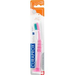 Curaprox Βρεφική Οδοντόβουρτσα 4260 σε Χρώμα Ροζ / Μπλε για 0m+ - Curaprox