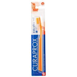 Curaprox Παιδική Οδοντόβουρτσα σε Χρώμα Πορτοκαλί για 4+ χρονών - Curaprox