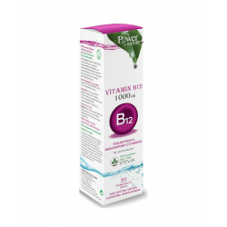 Power of Nature Vitamin B12 1000mg & Stevia, 20 eff.tabs - Power Health